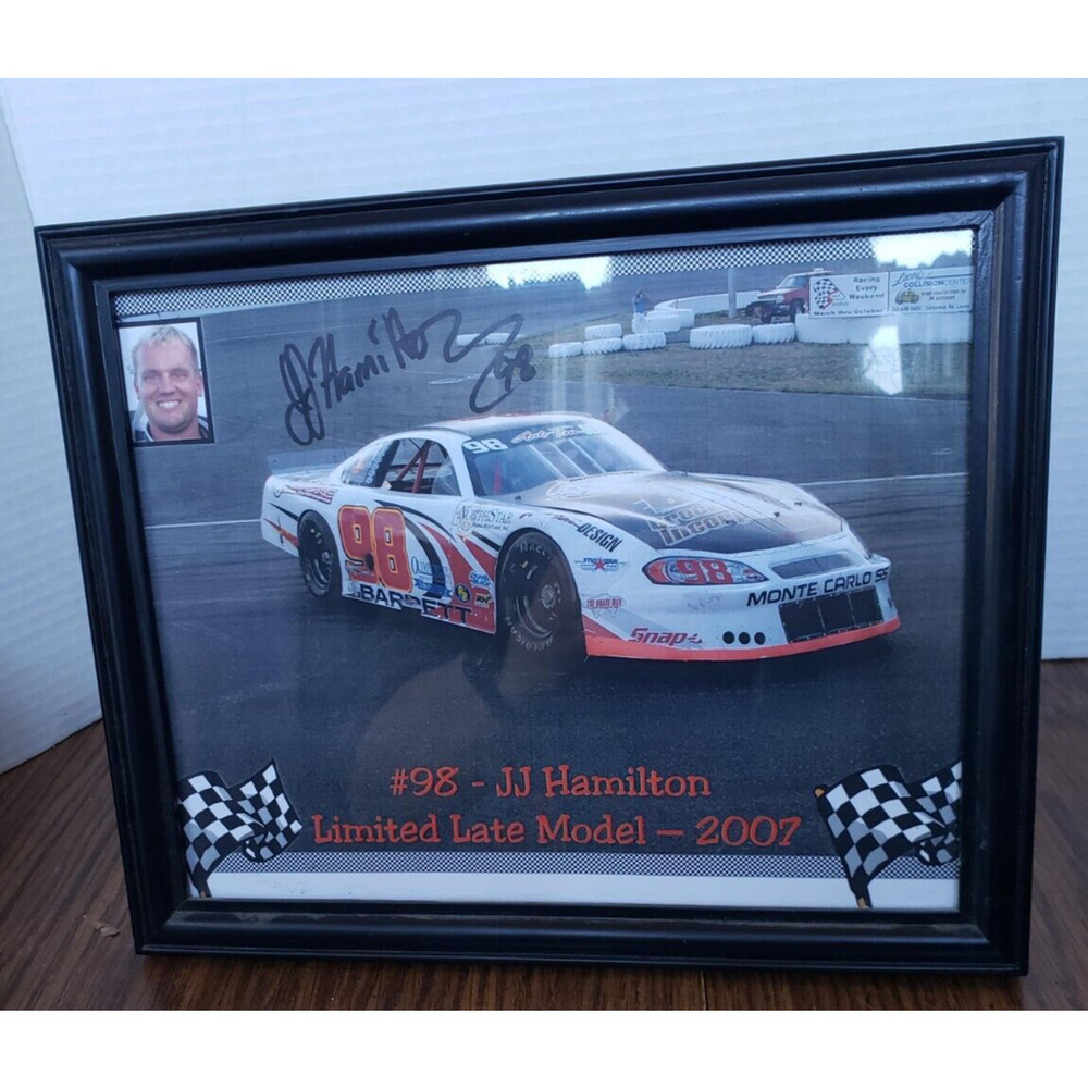 JJ Hamilton Australian Late Model #98 2007 Autographed Signed 8x10 Photo